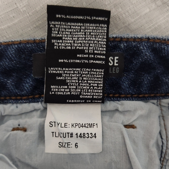 KUT SIZE 6 Women's Blue Distressed Jeans - Picture 6 of 9